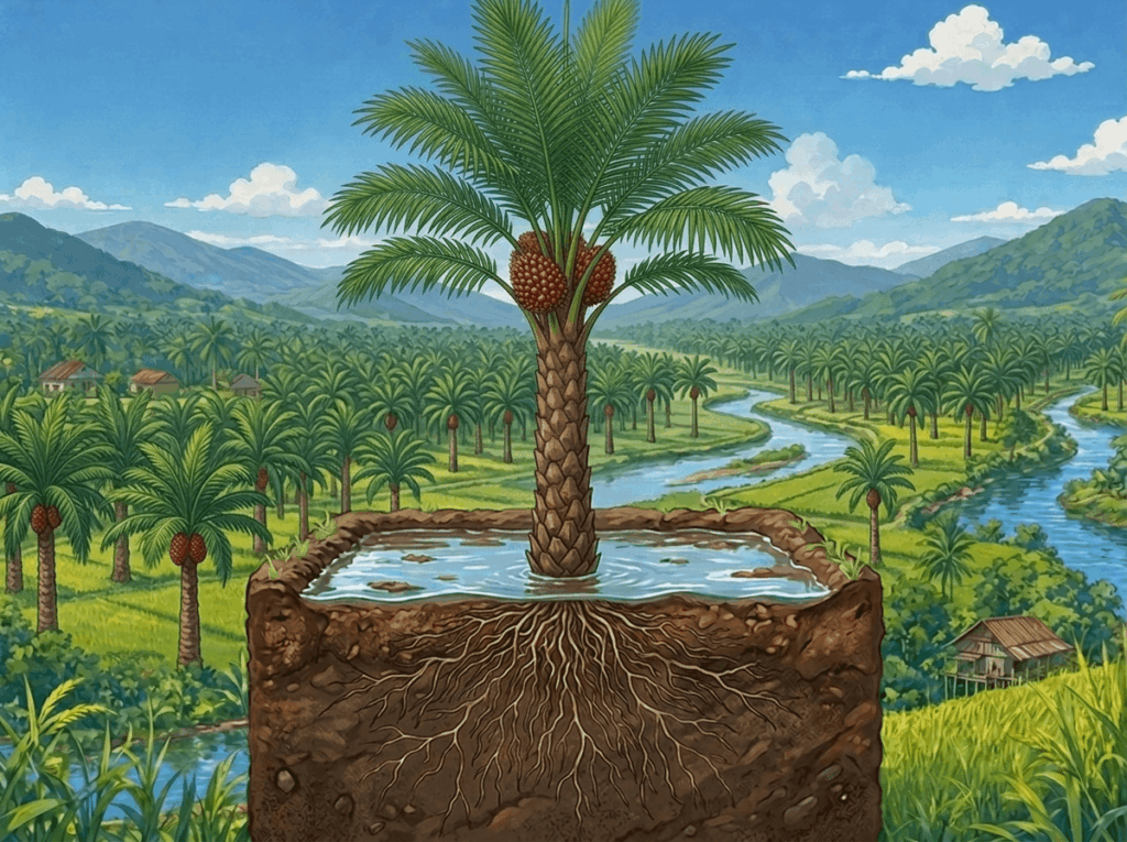 SemaiSens oil palm crop model