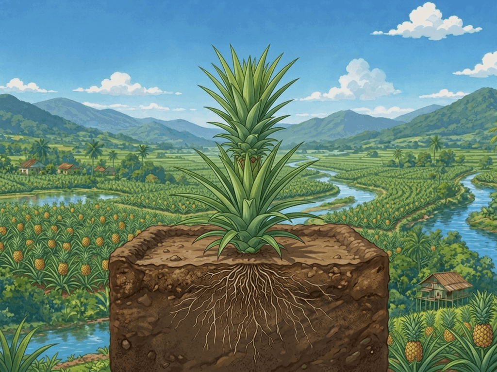 SemaiSens pineapple crop model